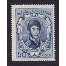 ARGENTINA 1965 GJ 1317A ESTAMPILLA NUEVA MINT EL RARO MATE BLANDO HERMOSO !!!U$ 200